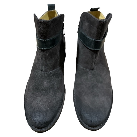 Like New - Bussola x Anthropologie Sevilla Ankle Booties - Coal - size 38 - Picture 4 of 7